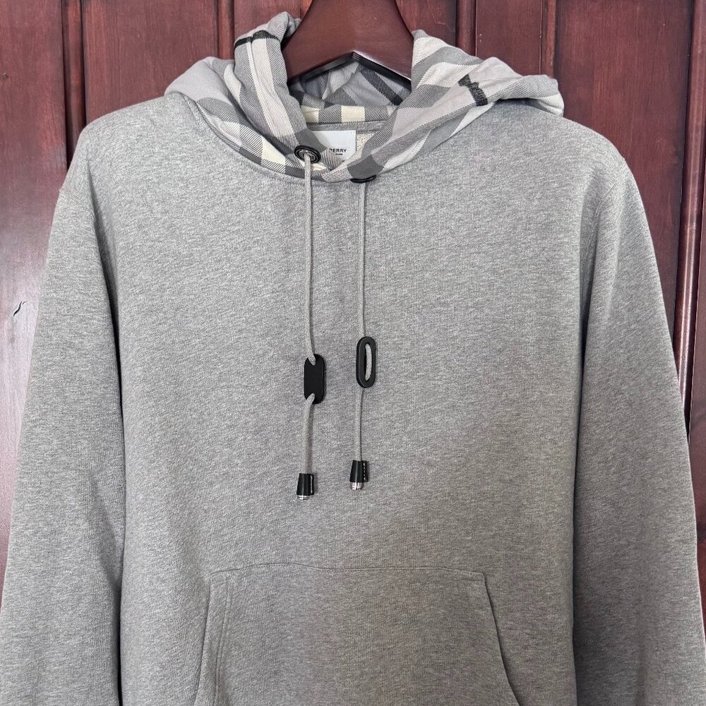 Burberry Samuel Check Cotton Hoodie